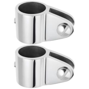 2 Stück Bimini-Top-Backenschieber 316 Edelstahl für Boote und Yachten, hochwertiges Zubehör mit einfachem Montageverfahren