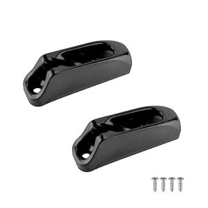 Schwarze Nylon Clam Cleats für Boot und Yacht, Selbstverschließung, geeignet für Kanufahren, Kajak Surfen und Marine-Ausrüstung