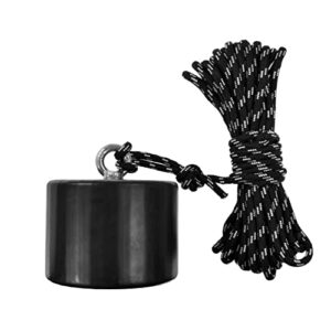 Anker für Boot, Bootsanker, Pontonanker, Anker mit Gummibeschichtung, hochwertiger Anker für Wasserfahrzeuge wie Boote, Schlauchboote und Fischerboote