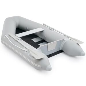 Aufblasbares Schlauchboot für 2 Personen, Sportboot mit Paddeln und Luftpumpe, ideal für Angel- oder Ruderfahrten
