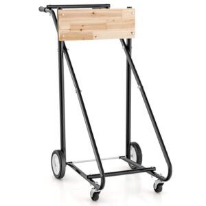 GYMAX Außenbordmotor Transportwagen, robustes und stabiles Transportgerät für Motor bis 150kg belastbar