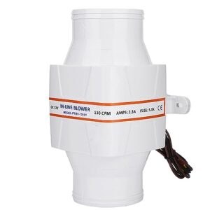 Ventilator für Yacht, Wohnwagen und Gebäude - Hochleistungsluftgebläse mit Stummschaltung 130 CFM