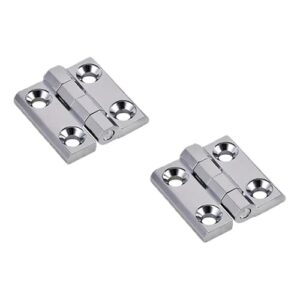 Marine-Bootscharniere, Zinklegierung Scharniere Schwerlast Deck Kabinett Türscharniere für Boot Haus Schränke Deck (50x50x6mm)