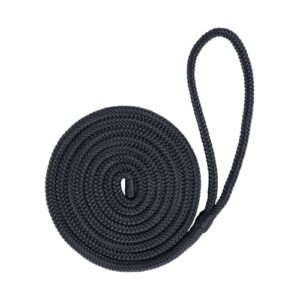 Mesle Fenderleine mit Auge, Seil für Fender Boot, Festmacherleine, Seil am Bootsfender befestigen an Boot, Schiff, Yacht - praktisches und zuverlässiges Seil für die Befestigung von Fendern an Booten