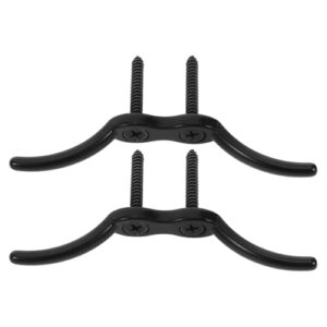 Zwei robuste Edelstahl-Haken für sicheres Festmachen von Booten, Kajaks oder Pontons