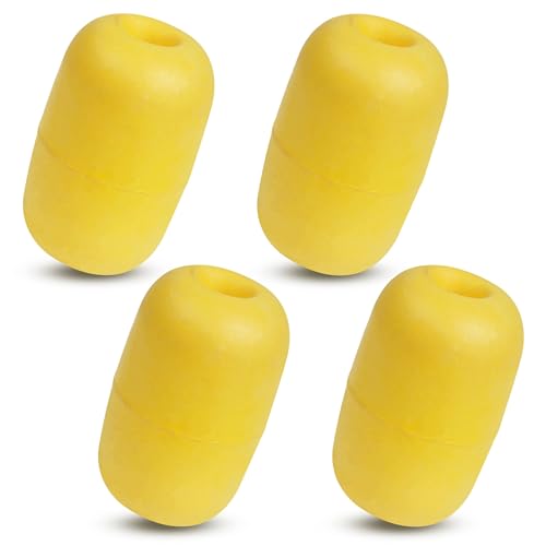 Leichtes und robustes PVC-Seil-Schwimmer-Set mit vier Bojen für Schwimmen und Skifahren in der Schwimmbucht oder am Pool