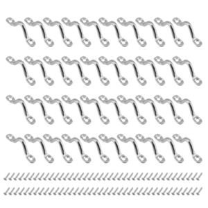 Edelstahl-Fenderösen für Kajak, Kanu oder Kanadier mit 80 Schrauben und 40 Pad Eye Straps für sicheren Halt bei Yachting