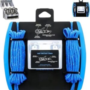 Rope Adjuster für Outdoor-Aktivitäten, Camping und Bootsfahrten - Cinching Tool ohne Knoten