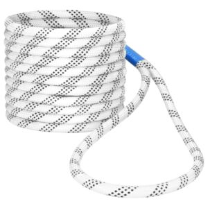 Festmacherleine für Boote, Polypropylen-Bootsseil mit 40cm Fender und maximaler Zugfestigkeit 1,5T