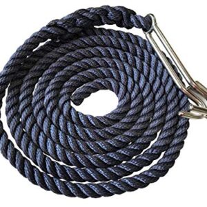 Kettenkralle aus hochwertigem Edelstahl mit blauem Seil, geeignet für Schifffahrt und Ankerkettenschläge reduzieren