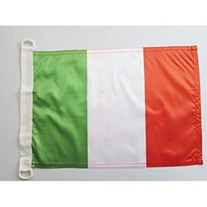 Italienische Bootflagge, 45x30 cm, Marine-Flagge, Italienischer Flagge mit grün-roter Farbe