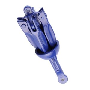Tragbarer Bootsanker aus Aluminiumlegierung mit 4 Zinken, ideal für Segelboote, Kajaks und Kanus.