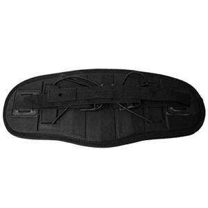 Verstellbare Kajak-Kanu-Sitzlehne mit rutschfester Bequemer Rückenstütze Pad Schwarz für komfortablen Sitz im Freien