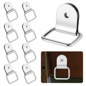 D-Aufbauring Zurrösen, D-Ring Edelstahl Haken Robuste Zurrösen Verzurrösen mit Last 30kg für Ladung oder Gegenstände vor dem Verrutschen zu bewahren