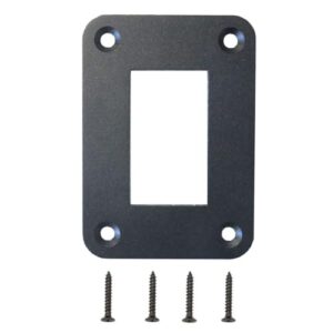 Wippschalter-Panel-Gehäusehalter aus schwarzem, wasserdichtem eloxiertem Aluminium für Auto, Marine, Boot, LKW, Wohnmobil, SUV, ATV, UTV