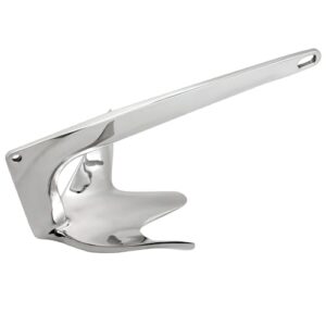 NIDAYE Bootsanker, 5 kg, Bruce-Stil, Krallenanker, robuster 316er Edelstahl, für Yachten und Schnellboote