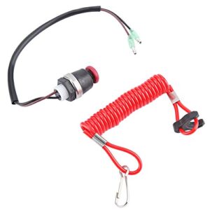 Tether Sicherheitsleine für Außenbordmotor mit Stop-Schalter und Sicherheitsleine Lanyard, Marine-Tohatsu-Sicherheitshilfe