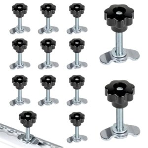 Airlineschienen-Zubehör, Sicherung von Fracht in Wohnmobilen und Transportern, 12 Stück M8x60 Airlineschiene Fitting mit hoher Tragfähigkeit