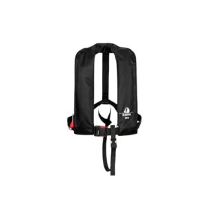 Automatik-Rettungsweste 165N ISO mit Waistbelt, schwarz für Sicherheit und Schutz