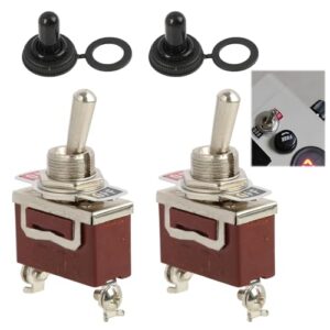 Wasserdichter Marine-Kippschalter 12V DC, 15A, 2 Polig SPST Ein/Aus Wippschalter für LKW, Boot, Auto, langlebig und robust