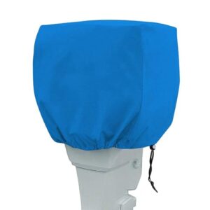 Wasserdichte Motorabdeckung für Außenbordmotoren, 210D Polyesterfaden, UV-Schutz, leicht zu installieren und zu entfernen.