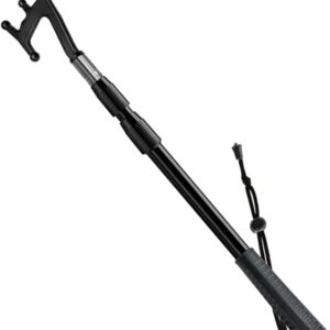 Praktischer Bootshaken Teleskop für das Anlegen und Verlassen von Booten, aus Glasfasermaterial gefertigt mit rutschfestem Gummigriff und tragbarem Trageband