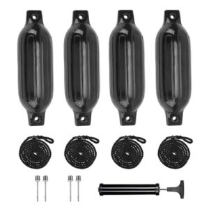 Einsetzbares Fender-Boot für Boote mit einer Länge von weniger als drei Metern, vier-teiliger Kotflügelsatz, inklusive Pumpe und Antikollisionsschutz