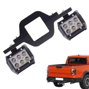 Wasserdichter LED-Scheinwerfer mit Halterungen für Anhängerkupplung, ideal für Pickup und Boot