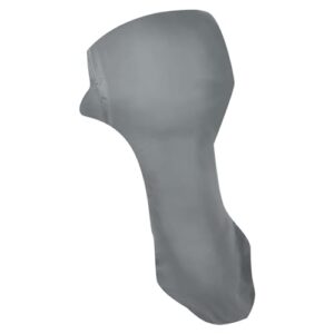 Graue, wasserdichte Abdeckung für Außenbordmotor mit UV-Beschichtung und Reißverschlusszugang