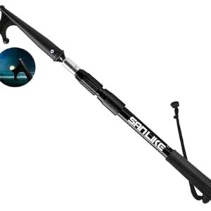 SAN LIKE Bootshaken Teleskop aus Glasfasermaterial, 120 cm lang, leuchtende Perlen, arretierbar und ausziehbar, ideal für das Anlegen von Seilen oder dem Aufhängen von Beleuchtung
