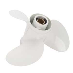 Hochwertiger Außenbordpropeller aus Aluminiumlegierung, robust und widerstandsfähig, für 20 PS bis 25 PS Außenbordmotoren geeignet, Ersatzteil für Bootsmotoranlagen