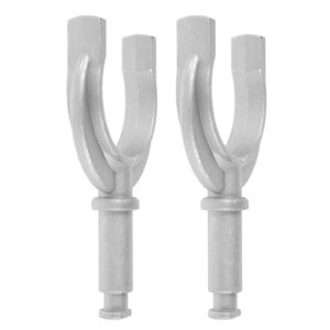 2 Stück Aluminium Bootspaddelhalterungen mit Verriegelung, Robuste Ruderdollen für Schlauchboote Kajaks und Rettungsboote, Korrosionsbeständige Marine Ruderbeschläge