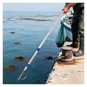 Versteller Dock-Pole-Stick aus Aluminium, für kommerzielle Zwecke geeignet, flexible Reichweite für verschiedene Anlegesituationen und für verschiedene Bootsgrößen geeignet