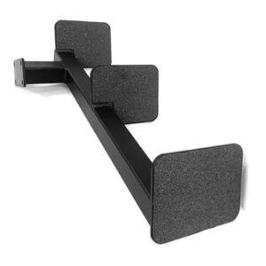 Dpofirs-Bootsanhänger-Stufen, 3 Stufen, Edelstahl-Anhänger-Stufe, schwarzer Stahl, robuste Universallösung für Bootsanhänger, sicherer und bequemer Einstieg in das Boot