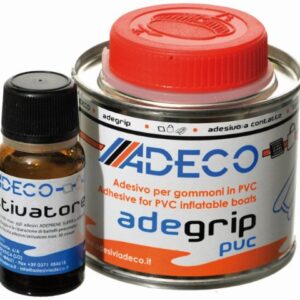 Adeco Adegrip 2-Komponenten Kleber für Schlauchboote aus PVC, perfekter Kleber für Schlauchboote, hochwertiger Kleber, PVC Schlauchboot Kleber