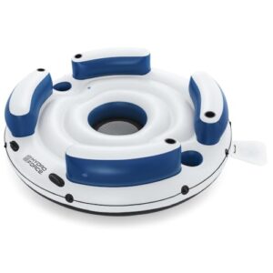 Robuste und reißfeste Badeinsel von Bestway für 4 Personen, ideal für den Sommer, um sich im Freien zu entspannen