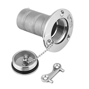 Boot tank einfüllen, edelstahl marine tankdeckel, 38mm boot tank einfüllstutze, marinebootanlage, sicherer und leichter zu installieren, perfekt für Boote, Autos, LKWs, Caravan, Wohnmobil, Wohnwagen, Anhänger, Marineyachten