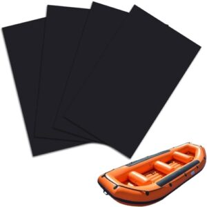 Vollständiges Reparaturset für Schlauchboote und Kajaks, wasserdichtes SUP Flickzeug Set für Kanu, Aufblasbares-Schlauchboot, Kajak, Schlauchboot (Schwarz)
