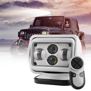 Suchscheinwerfer mit 360°-Drehung und LED, starker Magnetfuß, ferngesteuerter Navigationslicht für Boote und Fahrzeuge