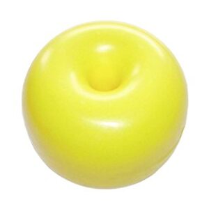 Gelbe Markierungsboje mit 260 mm Durchmesser und 190 mm Höhe, ideal für Wassersportler und die Abgrenzung von Badezonen, Fahrrinnen und gesperrten Bereichen im Hafen.