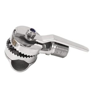 VHF-Antennenhalterung für Boote, Yachten und Wohnmobile aus korrosionsbeständigem Edelstahl 316 mit zwei verstellbaren Ratschen