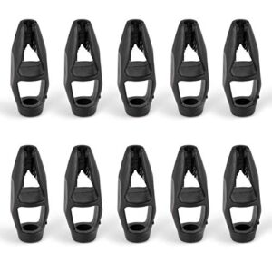 Nautika Seilhalter mit Klemme und Stopper für Gummiseile, stabiler Kunststoff, ideal für Gummiseile 5mm, 6mm oder 8mm Durchmesser