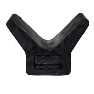 Old-Harvest 1 Bugschutz Keil 90° Bugpuffer Gummikeil für Fahrradanhänger, schützt vor Schmutz und Wasser, 90 Grad Schutzstufe, schwarzer Transport