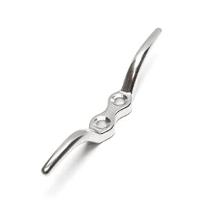 Edelstahlklampe aus V4A für sichere Befestigung von Seilen und Flaggenlinien