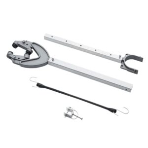 VEVOR verstellbarer Heckspiegelschoner Transom Saver für Außenbordmotoren unter 100 PS, robust und korrosionsbeständig, ideal für Roller Anhänger Boot