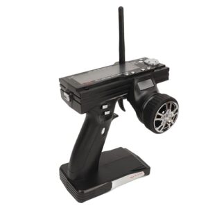 Vvikizy FS GT3B RC -Sender, 2,4 GHz 3-Kanal-Funksystem mit LCD-Bildschirm und AFHDS-Technologie für RC-Autos, Boote, Lastwagen