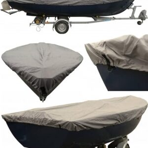 Hochwertige, doppelt gefütterte Abdeckplane für Boote, PVC-Beschichtung, wasserabweisend und leicht anzubringen und abzunehmen