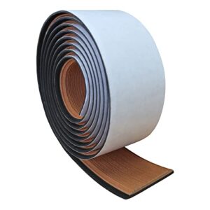 Selbstklebender EVA-Schaum Bodenbelag für Boot, rutschfeste Teakholzimitat Matte für Motorboot, Wohnmobil und Yacht