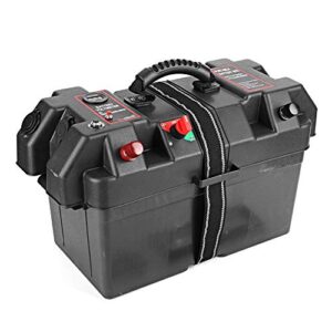 Batterieladegerät, Batteriebox, Motor Power Station, Trolling Battery Box für Bootsausflüge und Wasseraufenthalte