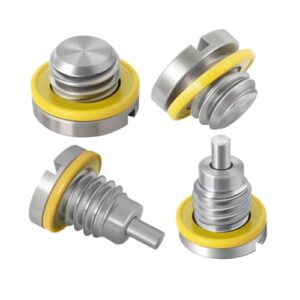 Opatiny Untere Einheit Getriebe Lube Ablass- und Füllschraube 8M0058389 für MerCruiser Stern Drive, Mercury & Mariner Außenborder (außer Verado), Edelstahl